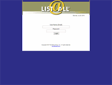 Tablet Screenshot of listall.com
